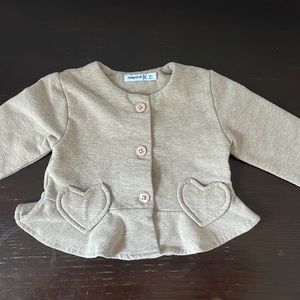Mayoral baby button up baby blouse - 12 months